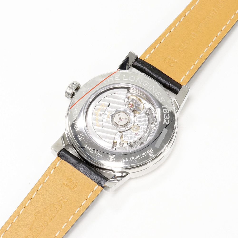 Longines Longines Longines 1832 Automatic Stainless Steel Leather Watch L4.827.4.52.0 Metal Automatic L4.827.4.52.0 in Pristine Condition Size ONE SIZE - 2 Thumbnail
