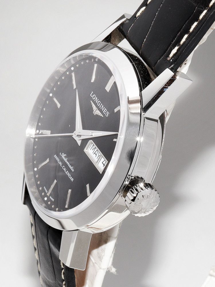 Longines Longines Longines 1832 Automatic Stainless Steel Leather Watch L4.827.4.52.0 Metal Automatic L4.827.4.52.0 in Pristine Condition Size ONE SIZE - 4 Thumbnail