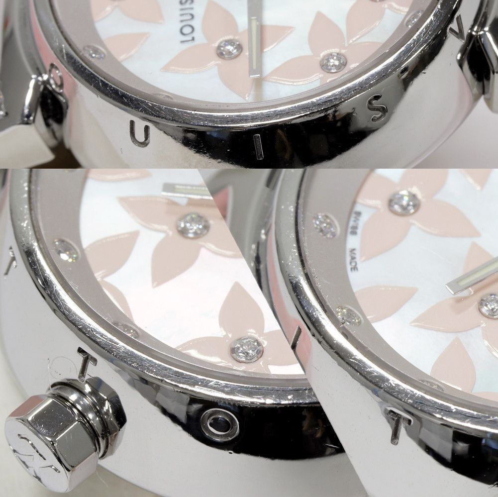 Louis Vuitton Louis Vuitton Louis Vuitton Tambour Lovely Diamond Q121H Ladies Watch Metal Other Q121H in Great Condition Size ONE SIZE - 6 Thumbnail