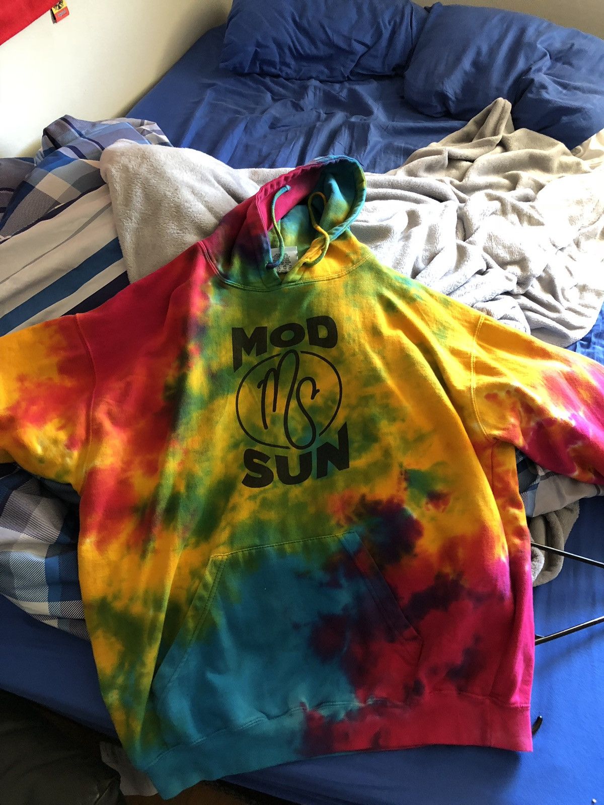 Mod sun tie outlet dye hoodie