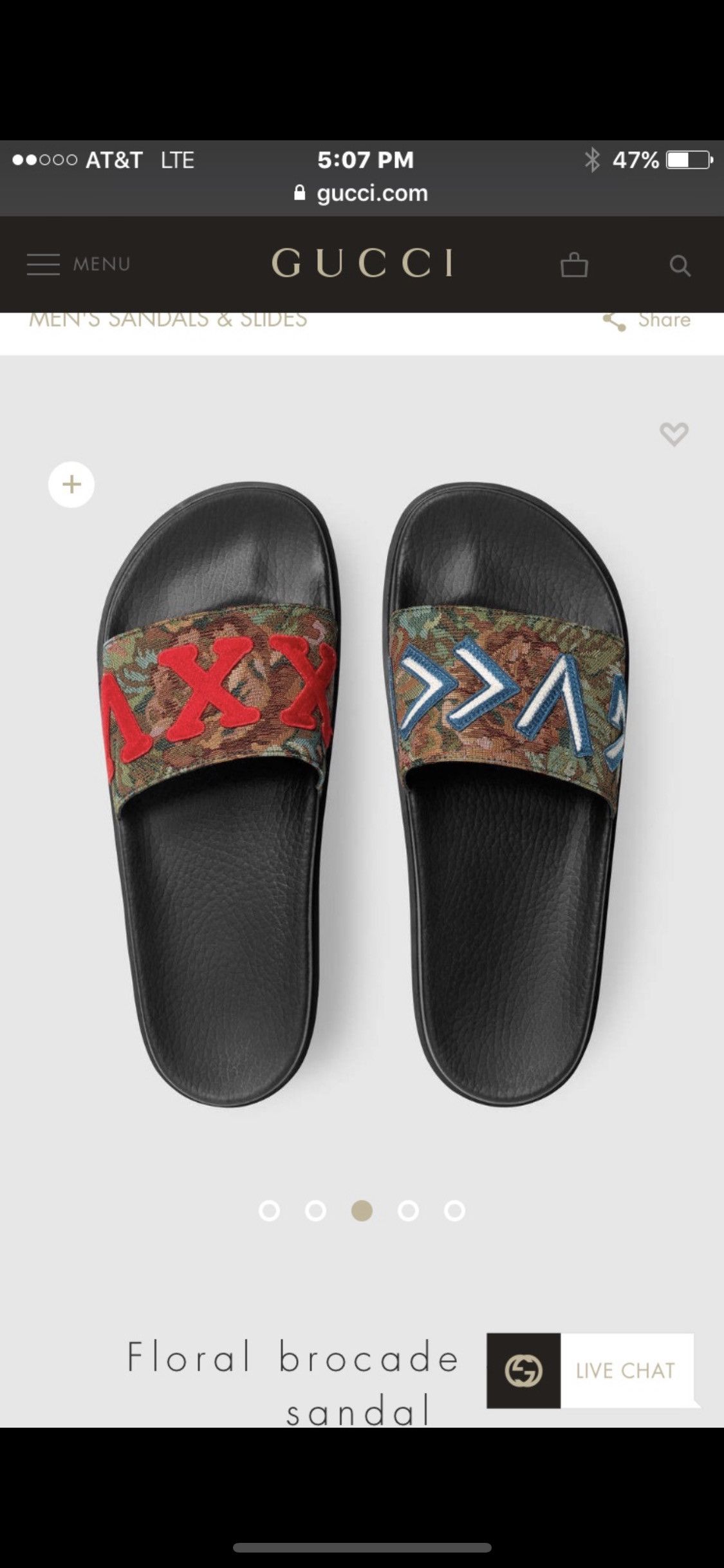 Gucci deals xxv slides