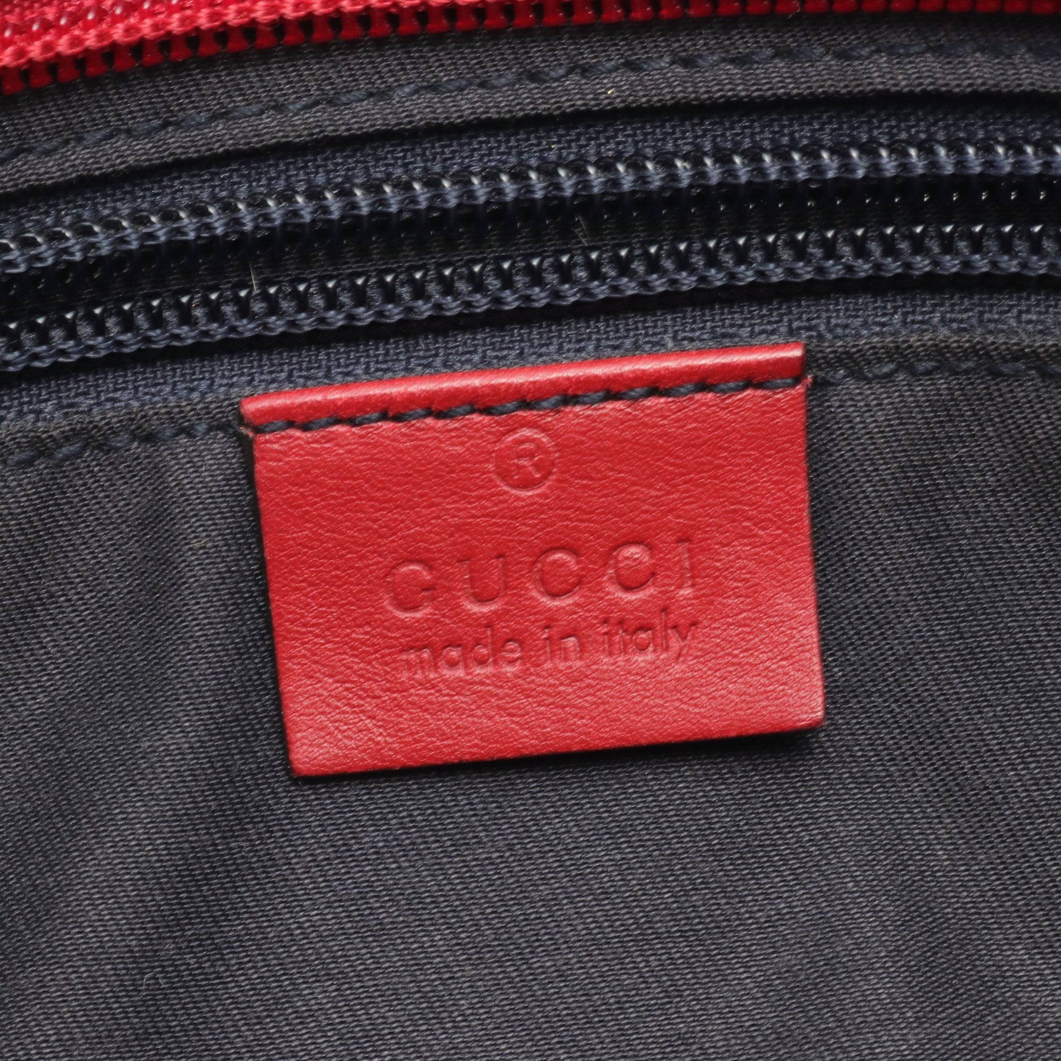 Gucci Gucci Sherry Line Gg Crystal Shoulder Bag Coated Canvas Leather Beige Navy Multicolor Size ONE SIZE - 4 Thumbnail