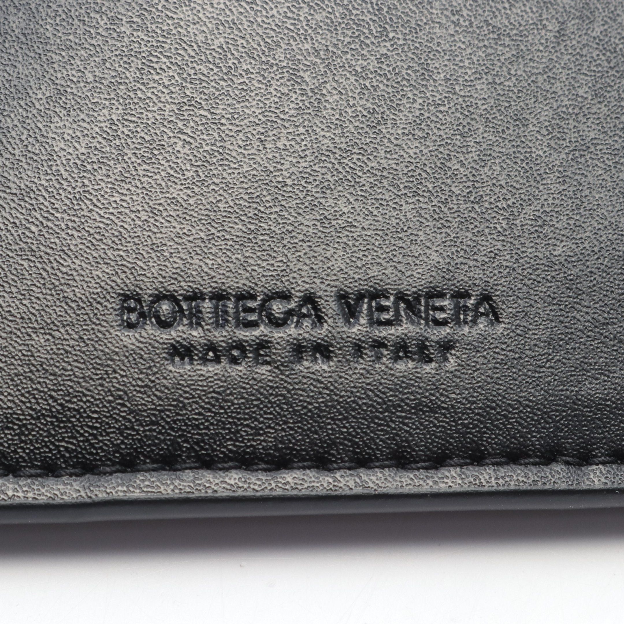Bottega Veneta Bottega Veneta Cassette Coin Purse Leather Black With Key Ring Size ONE SIZE - 4 Thumbnail