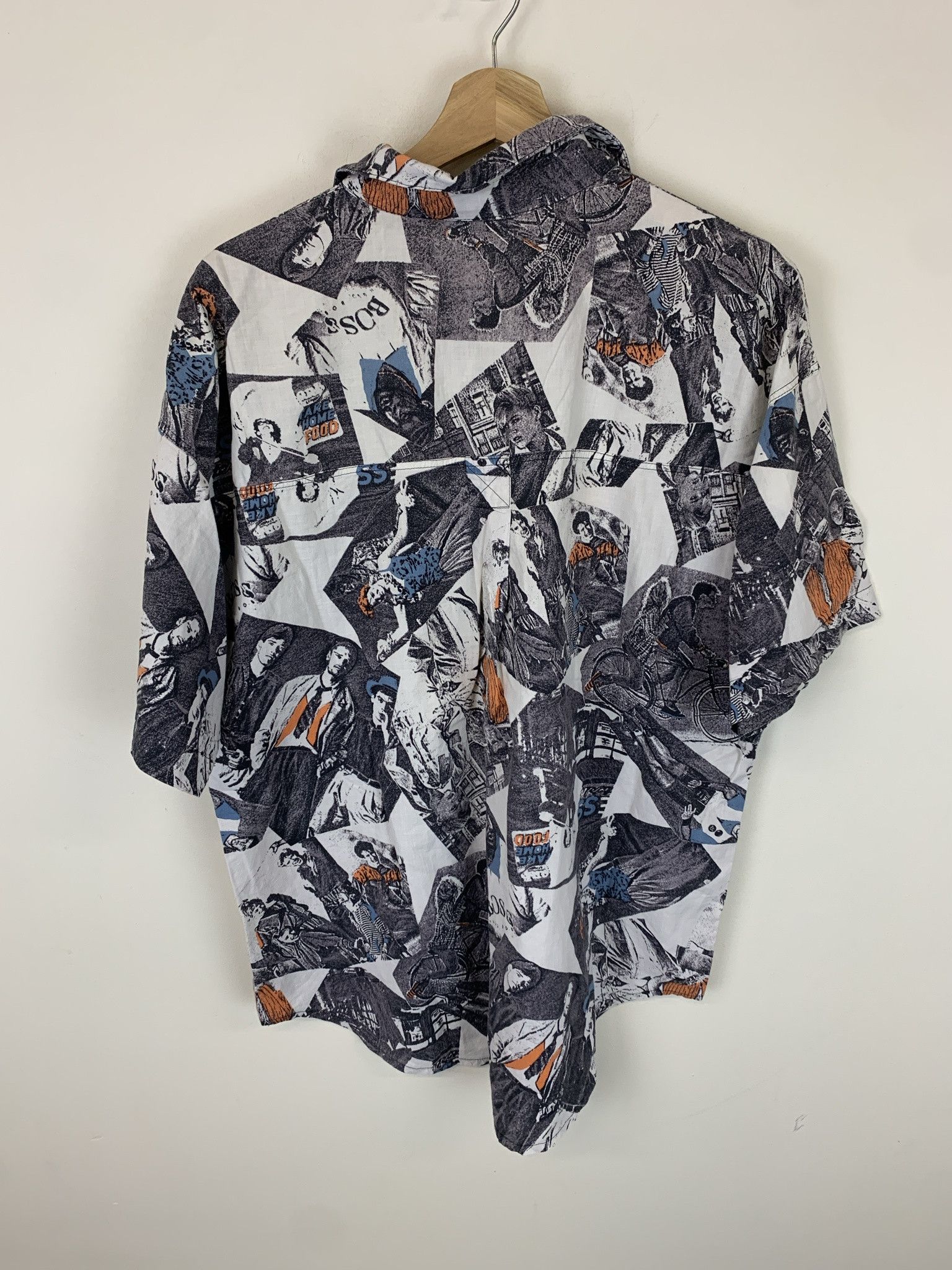 Vintage Vintage 1990s Photo Collage Pop Art Button Up Size XL Size US XL / EU 56 / 4 - 4 Thumbnail