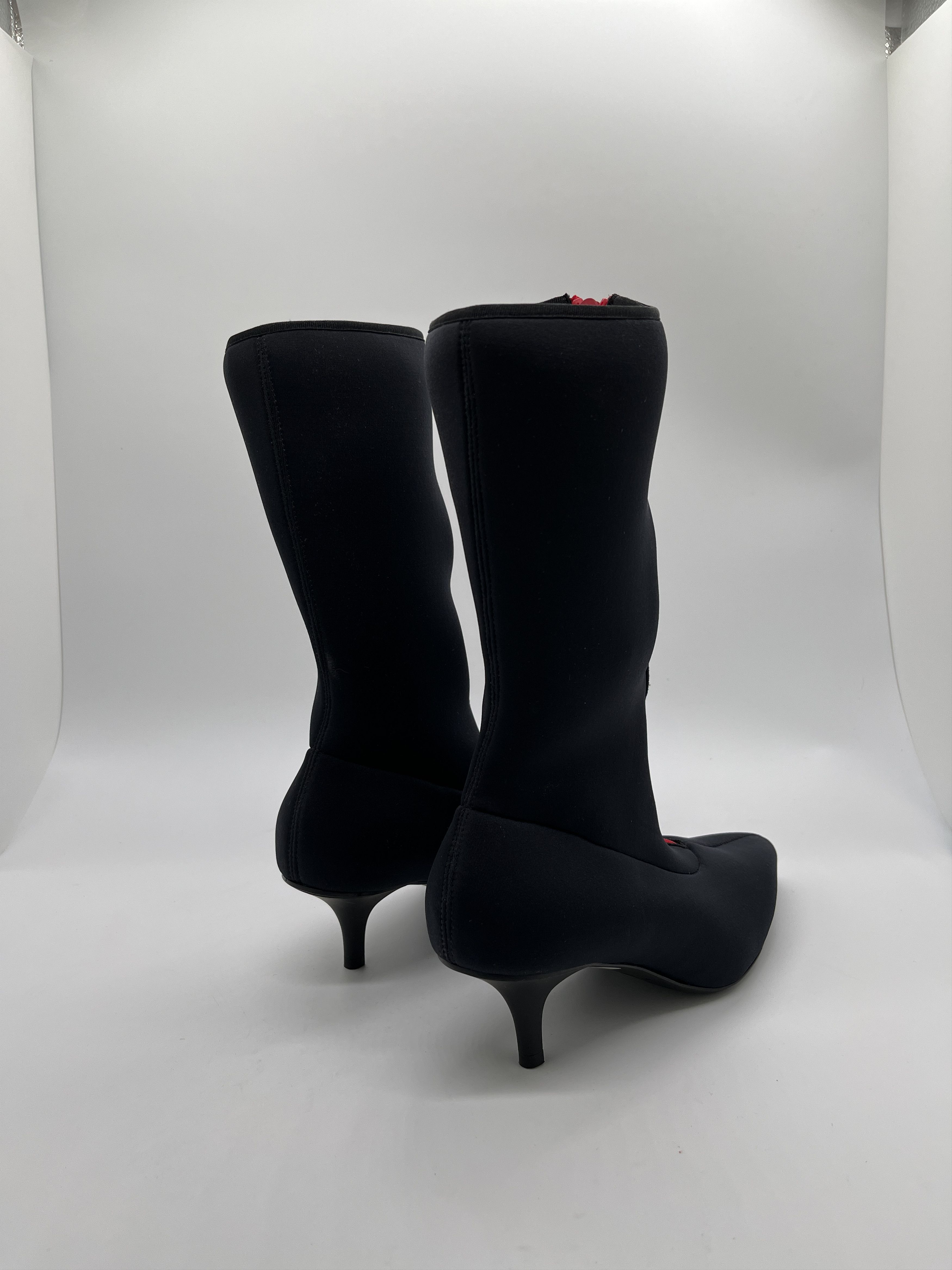 Marni Zipped Scuba Heel Boots Size US 7 / IT 37 - 2 Thumbnail