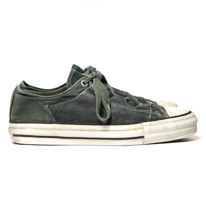 Needles Asymmetric Ghillie Sneaker Olive Grailed