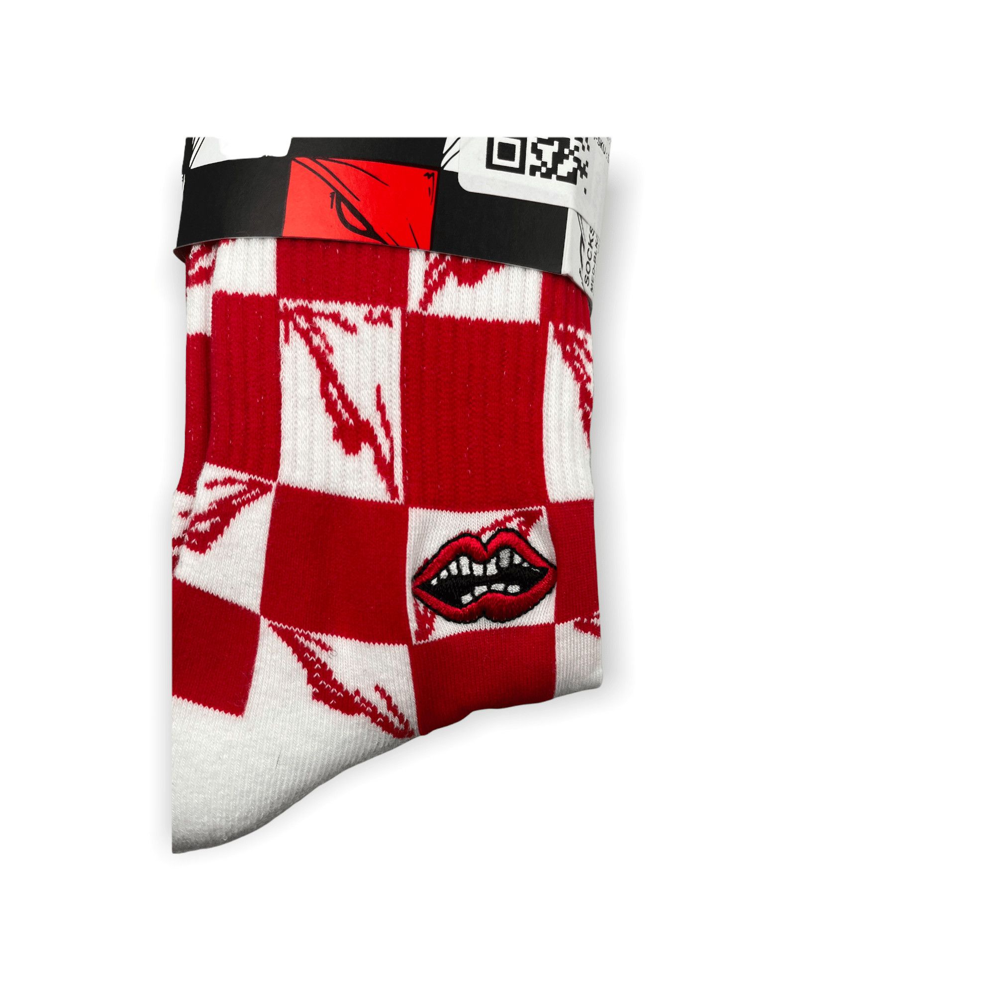 Chrome Hearts Matty Boy 99 Eyes Socks Blue White Red (3 Pack) Size ONE SIZE - 5 Thumbnail