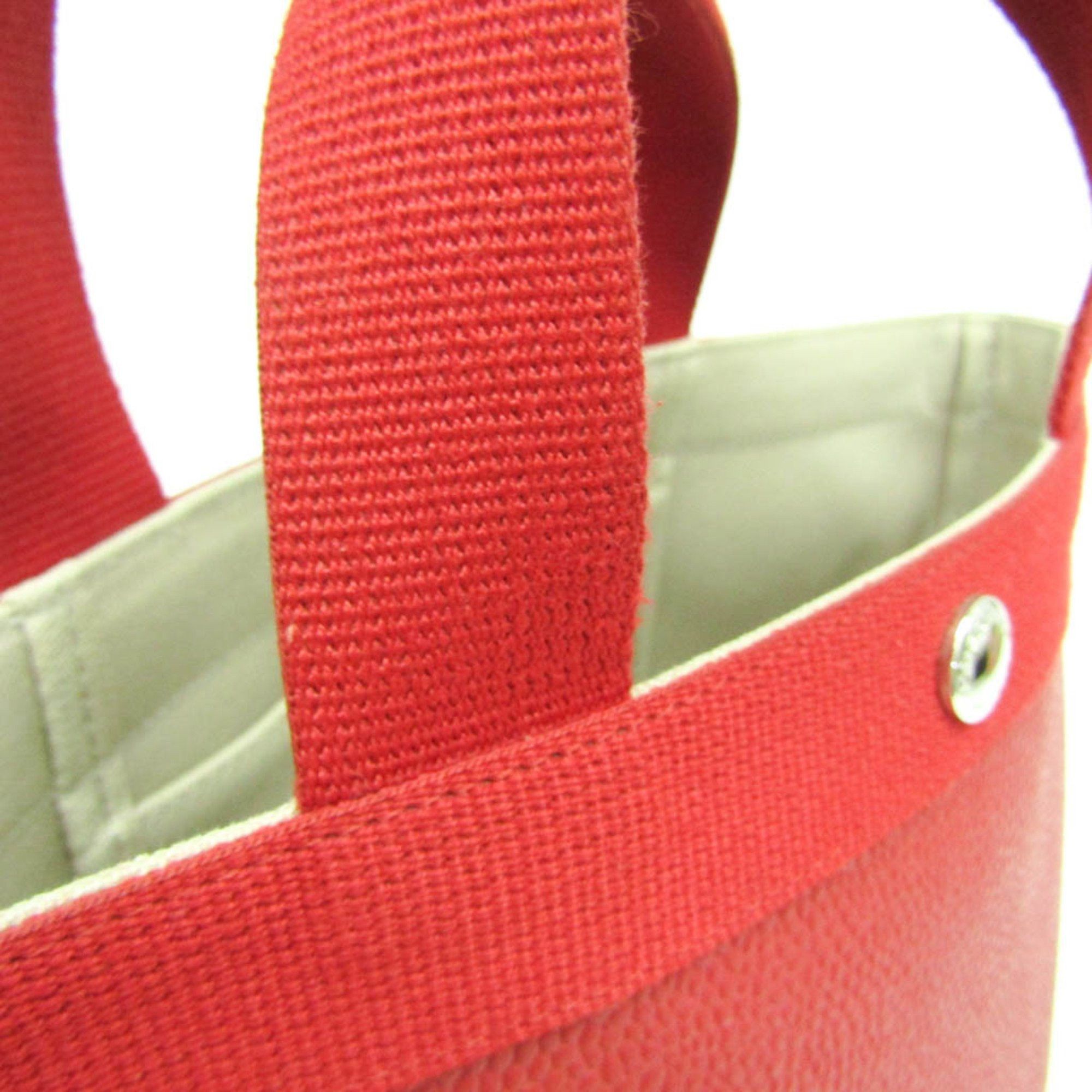 Other Hervé Chapelier Women's Coated Canvas,Canvas Handbag Red Color Size ONE SIZE - 9 Thumbnail