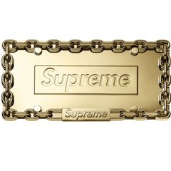 Supreme License Plate | Grailed