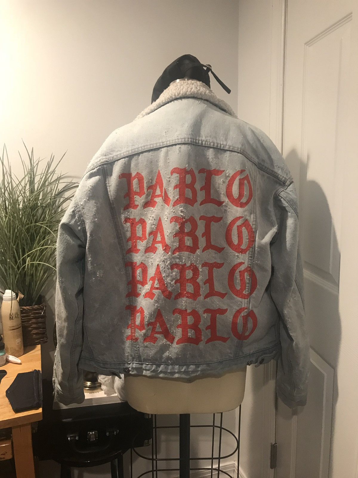 Kanye west hotsell pablo jean jacket