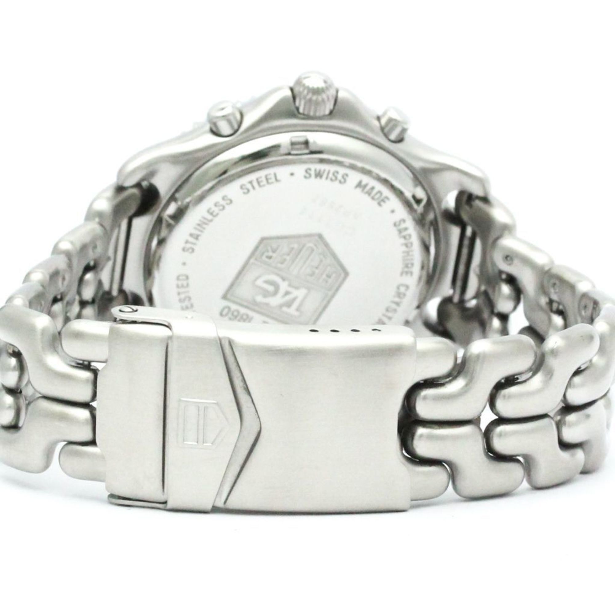 Tag Heuer Polished TAG HEUER Sel Chronograph 200M Steel Quartz Mens Watch CG1114 BF574238 Size ONE SIZE - 5 Thumbnail