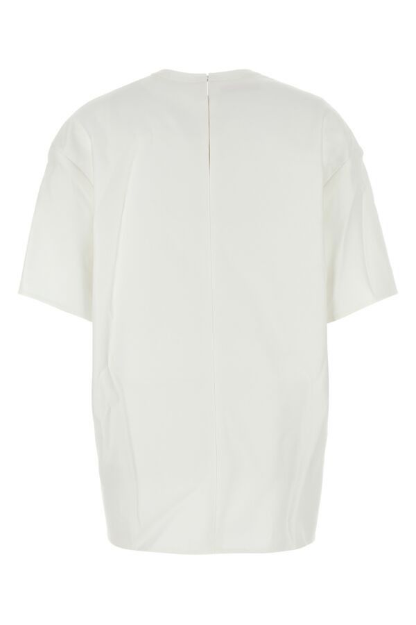 Valentino White Cotton Blend T-Shirt Size S / US 4 / IT 40 - 4 Thumbnail