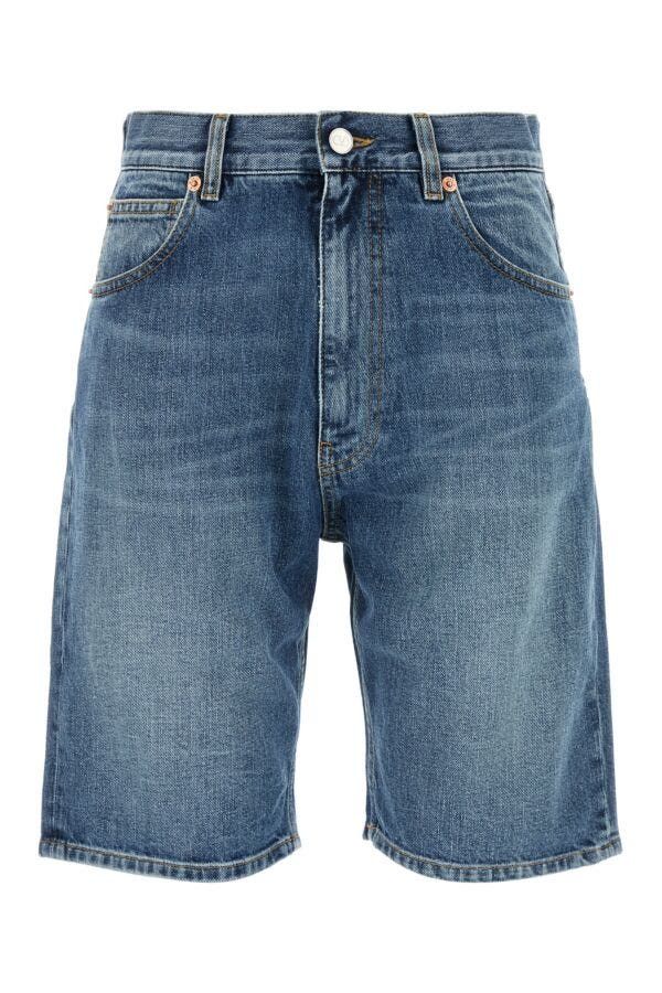 Valentino Denim Shorts Size 26" / US 2 / IT 38 - 3 Thumbnail