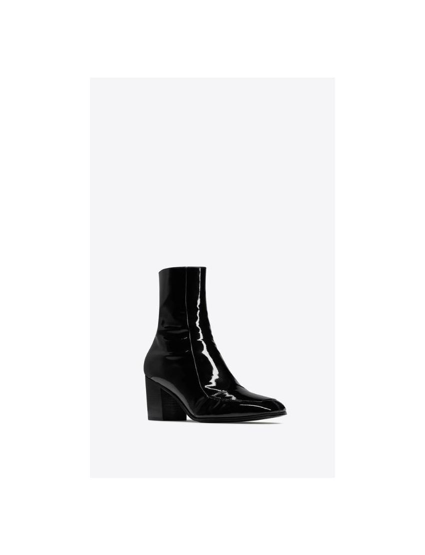 Saint Laurent Paris Beau Zipped Boots in Patent Leather Size US 9.5 / EU 42-43 - 4 Thumbnail