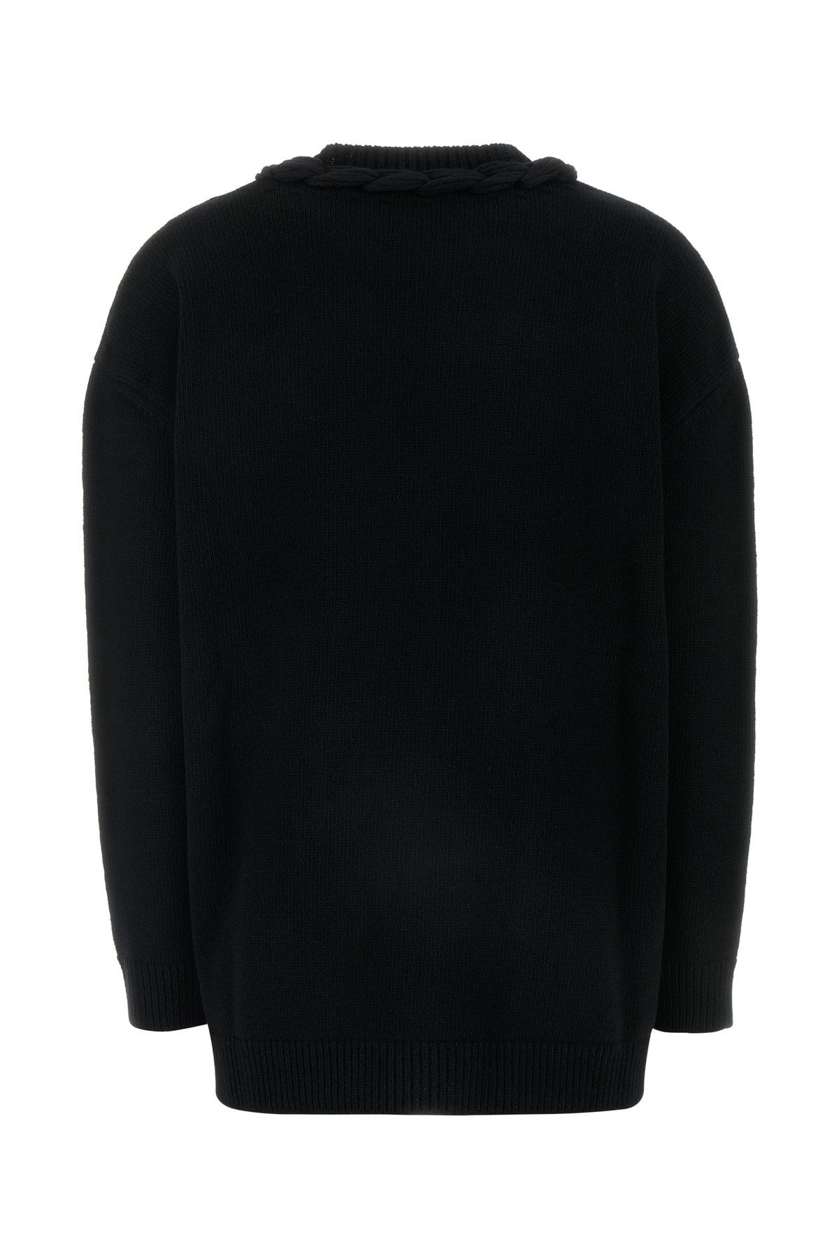 Valentino Black Wool Sweater Size S / US 4 / IT 40 - 2 Thumbnail