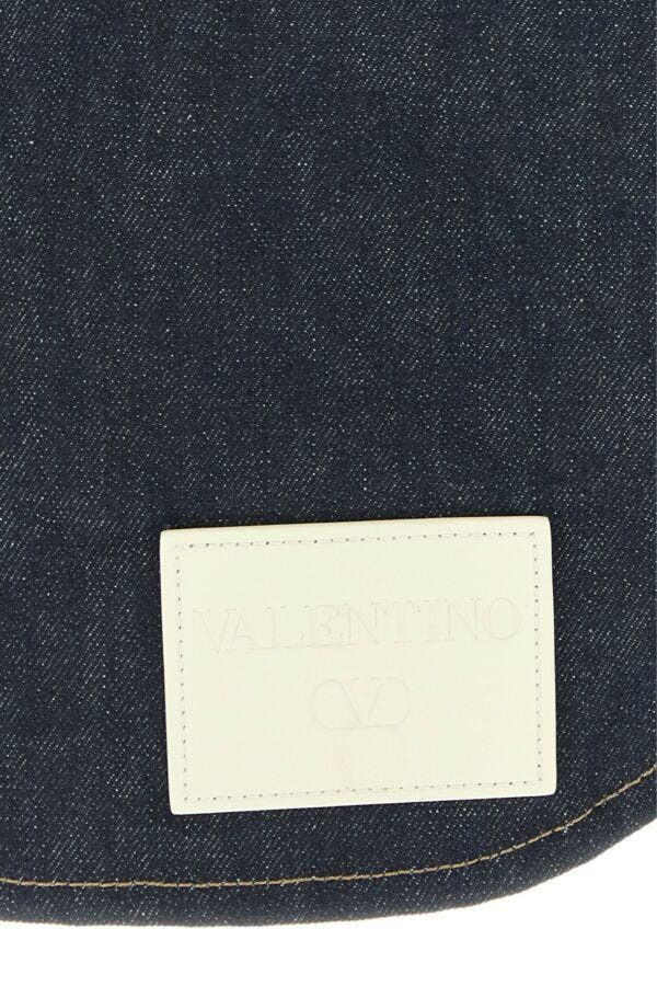 Valentino Dark Blue Denim Oversize Shirt Size US M / EU 48-50 / 2 - 5 Thumbnail