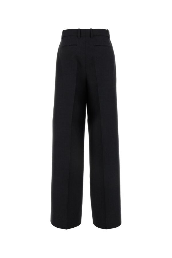 Gucci Slate Wool Wide-Leg Pant Size 27" / US 4 / IT 40 - 4 Thumbnail