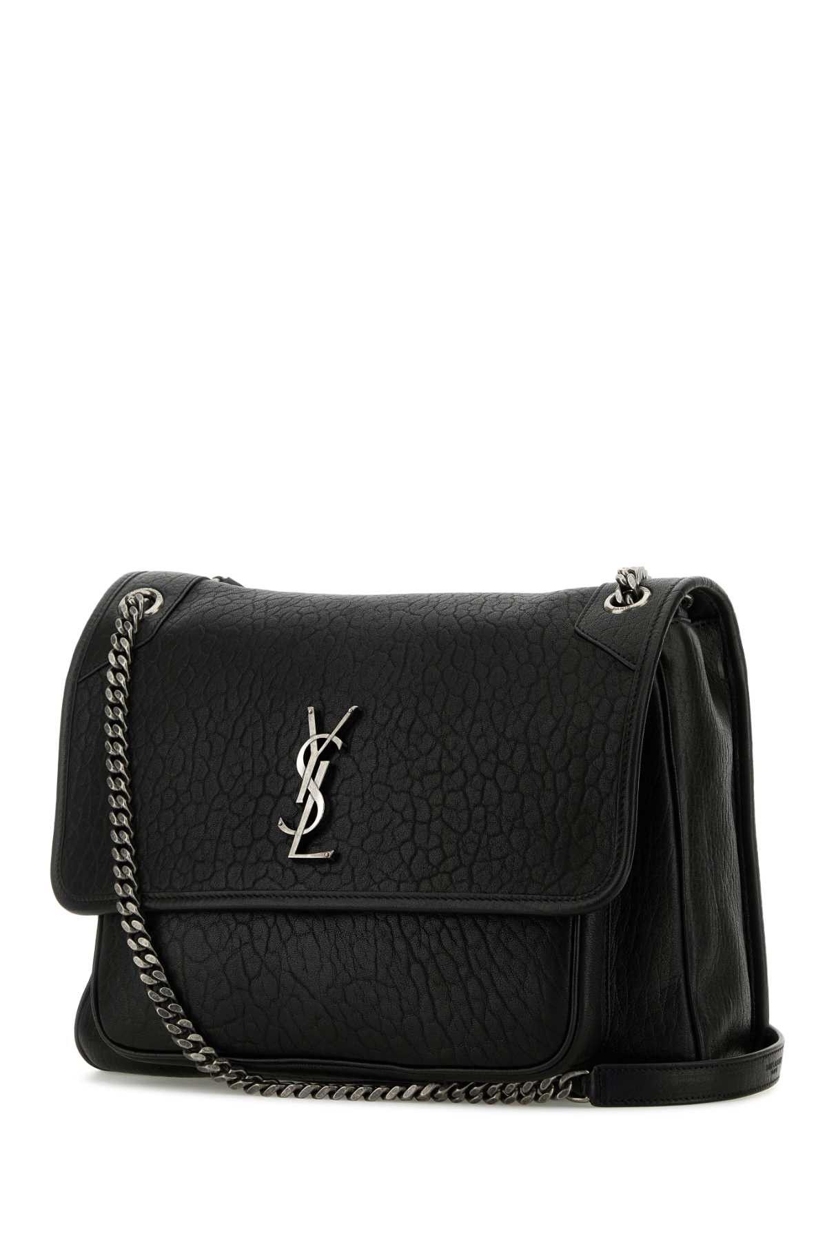 Saint Laurent Paris Black Leather Large Niki Bag Size ONE SIZE - 2 Thumbnail