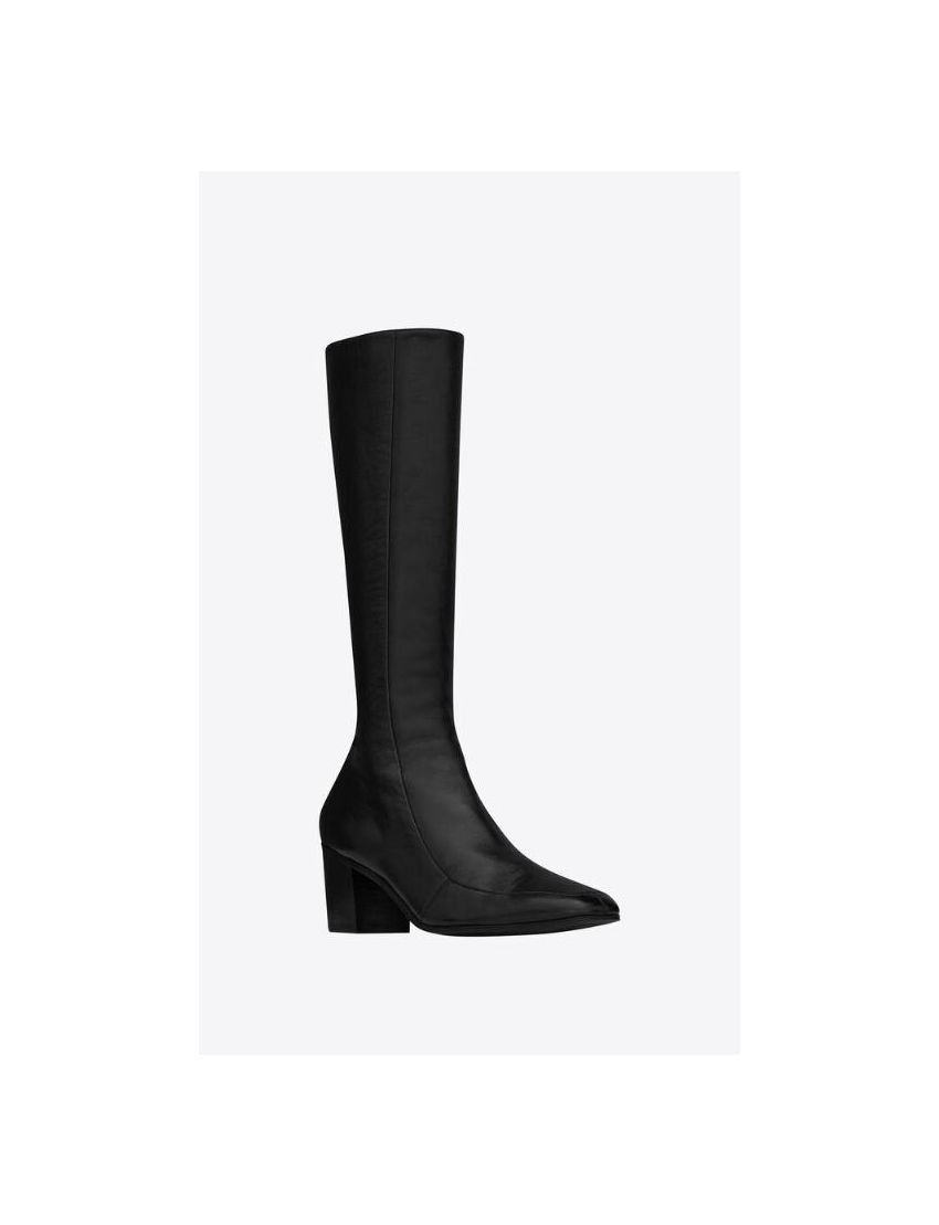 Saint Laurent Paris Otto Zipped Boots in Smooth Leather Size US 8 / EU 41 - 5 Thumbnail