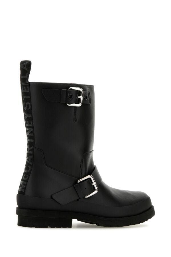 Stella McCartney Black Alter Mat Trace Ankle Boots Size US 5 / IT 35 - 5 Thumbnail