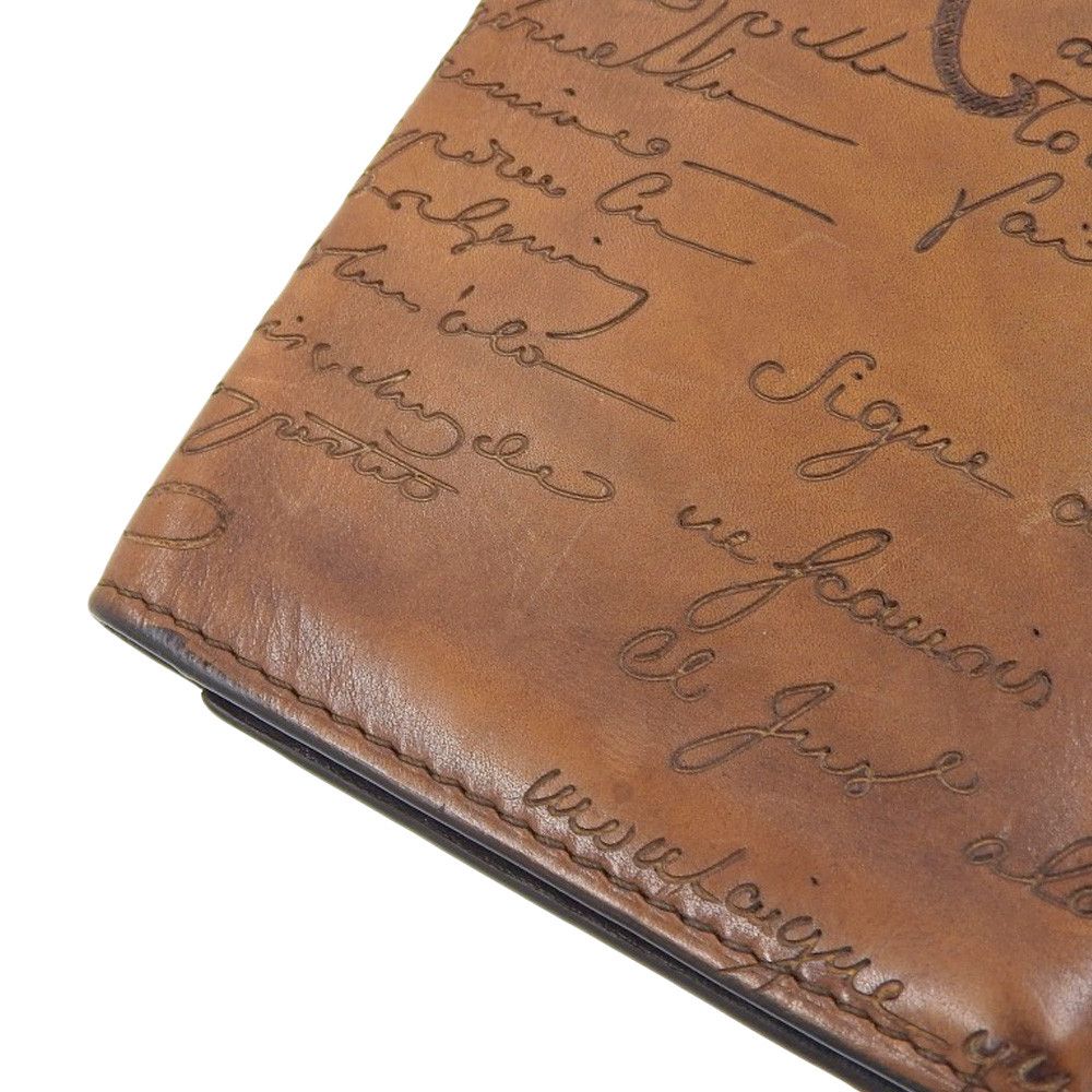 Other Other Berluti Calligraphy Bifold Wallet Brown Diamond Bag DUTY FREE for USA Size ONE SIZE - 7 Thumbnail