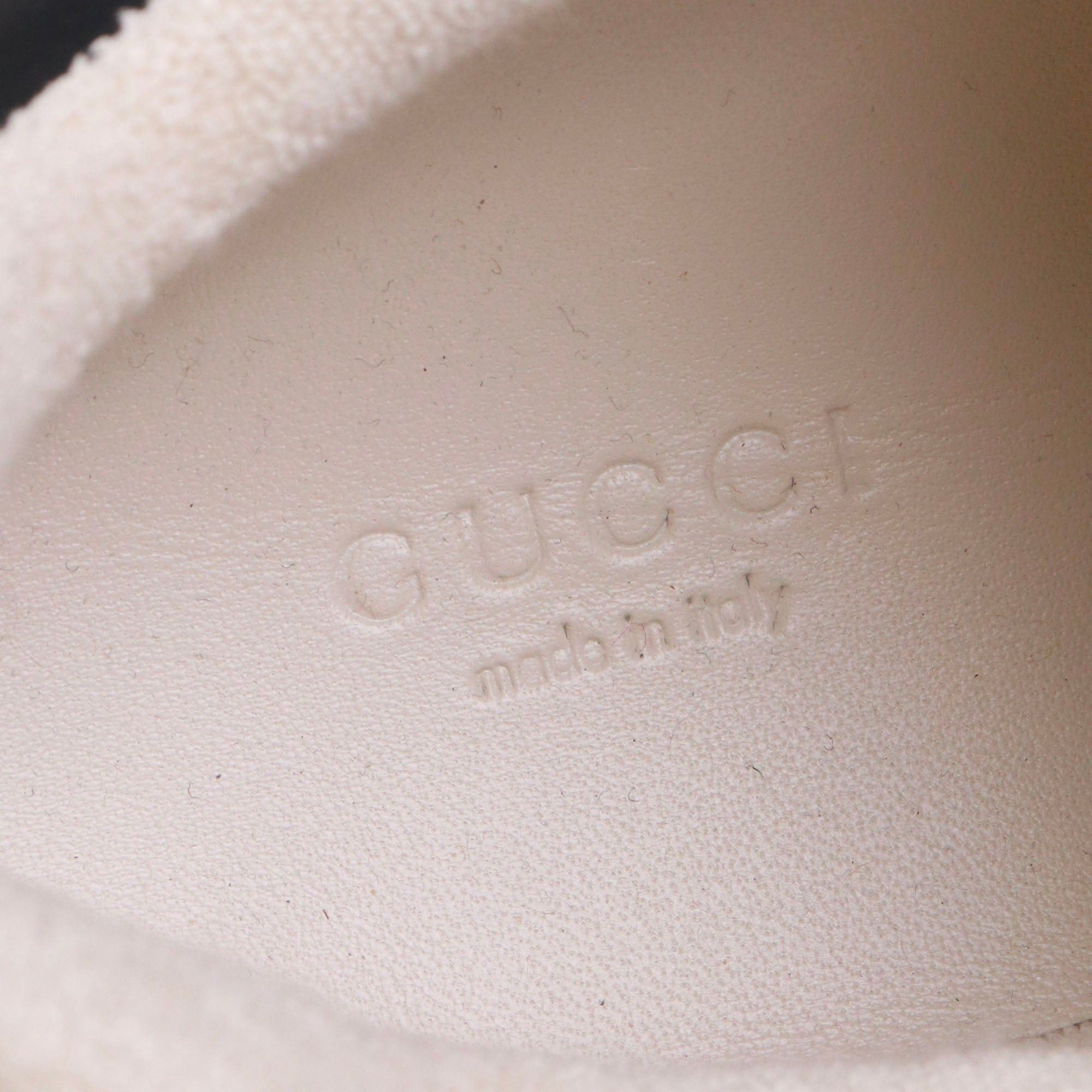 Gucci GUCCI - Gucci Screener sneakers with laces in black leather (T35.5) Size US 4.5 / IT 34.5 - 8 Thumbnail