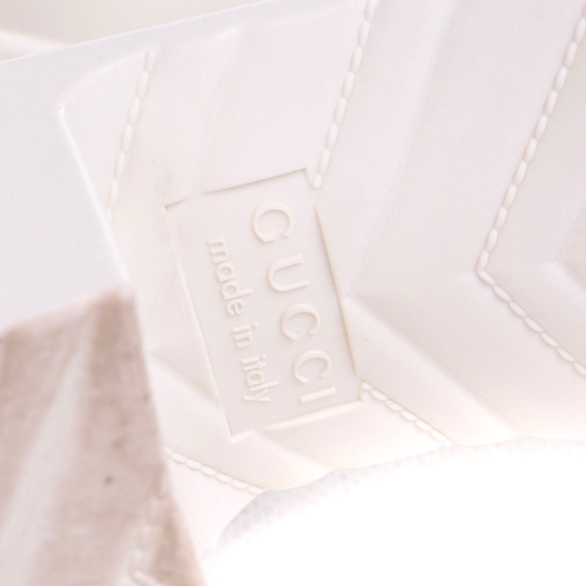 Gucci GUCCI - Gucci white rubber heeled sandals (T35) Size US 4 / IT 34 - 5 Thumbnail