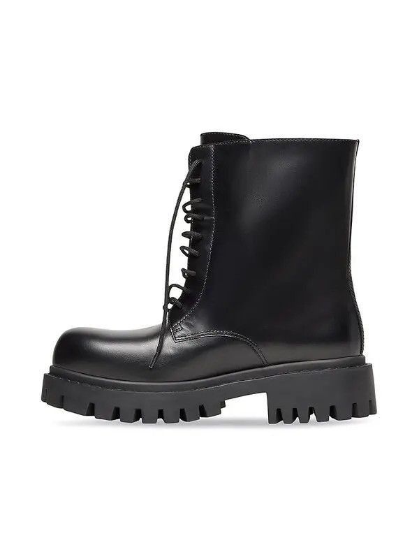 Balenciaga Sergant 20mm Leather Boots Size US 6 / EU 39 - 2 Thumbnail