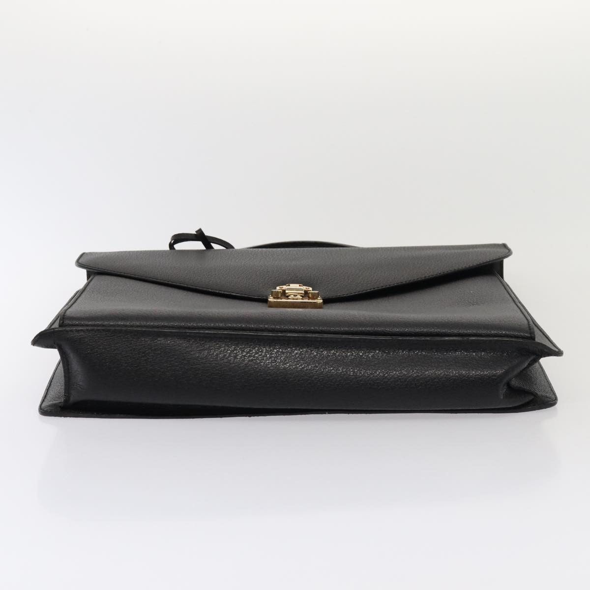 Gucci Black Leather Briefcase Bag (Pre-Owned) Size ONE SIZE - 3 Thumbnail