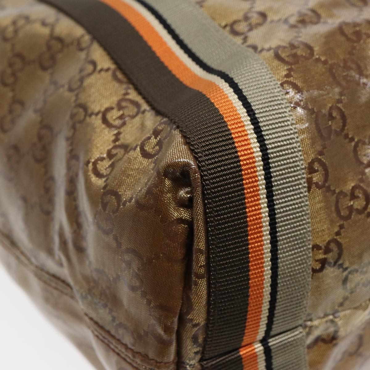 Gucci Gg Canvas Brown Canvas Tote Bag (Pre-Owned) Size ONE SIZE - 13 Thumbnail