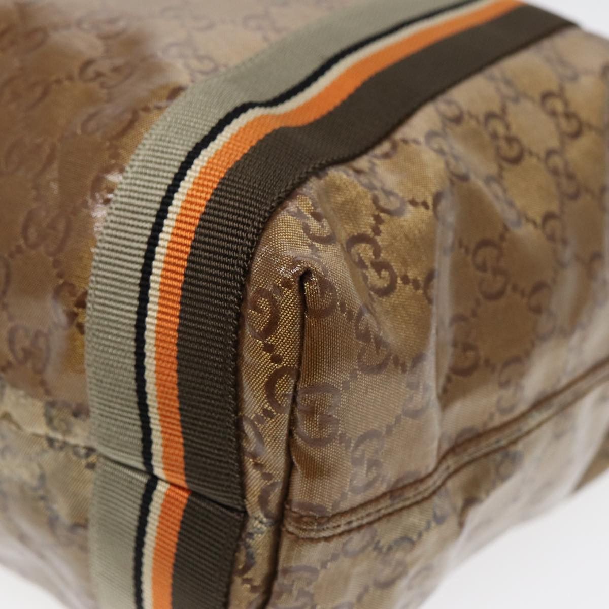 Gucci Gg Canvas Brown Canvas Tote Bag (Pre-Owned) Size ONE SIZE - 10 Thumbnail