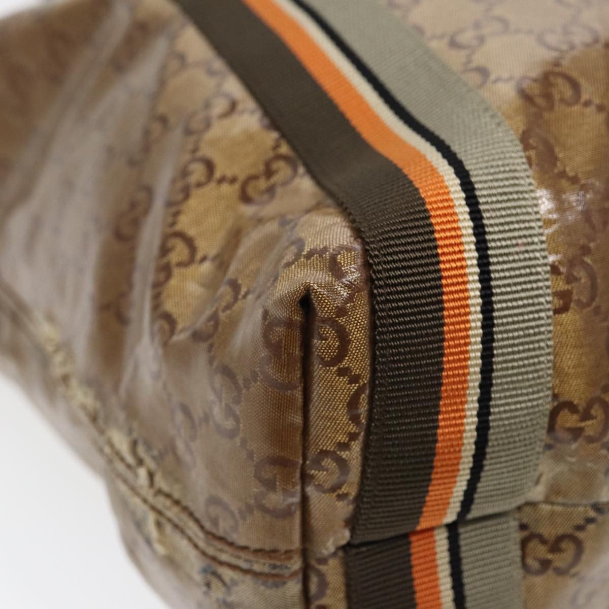 Gucci Gg Canvas Brown Canvas Tote Bag (Pre-Owned) Size ONE SIZE - 11 Thumbnail