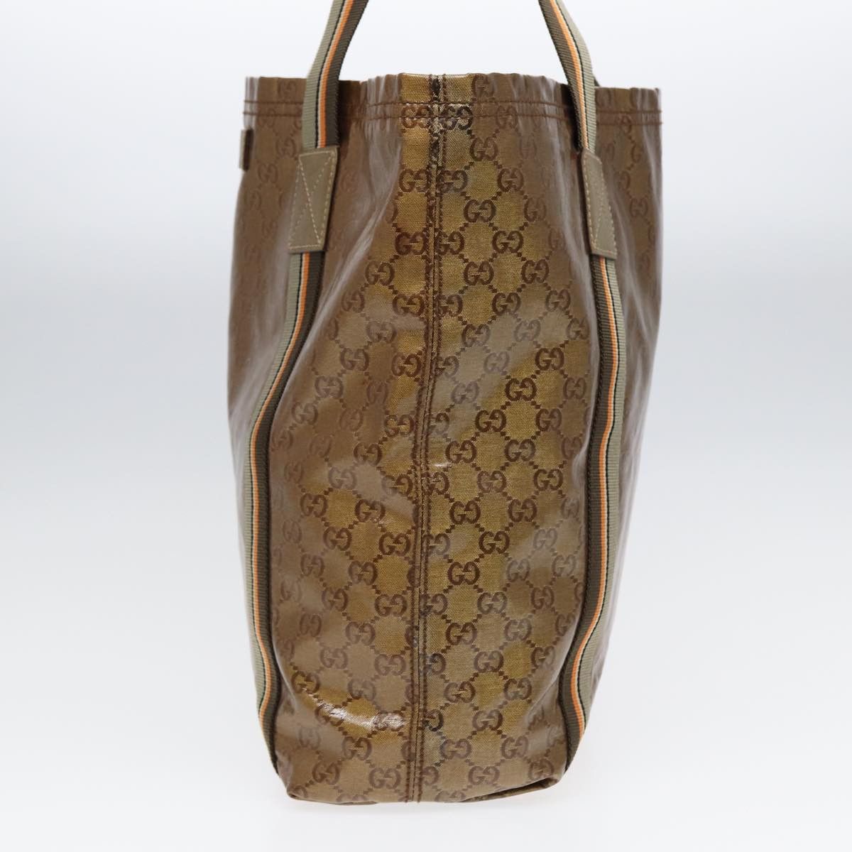 Gucci Gg Canvas Brown Canvas Tote Bag (Pre-Owned) Size ONE SIZE - 5 Thumbnail