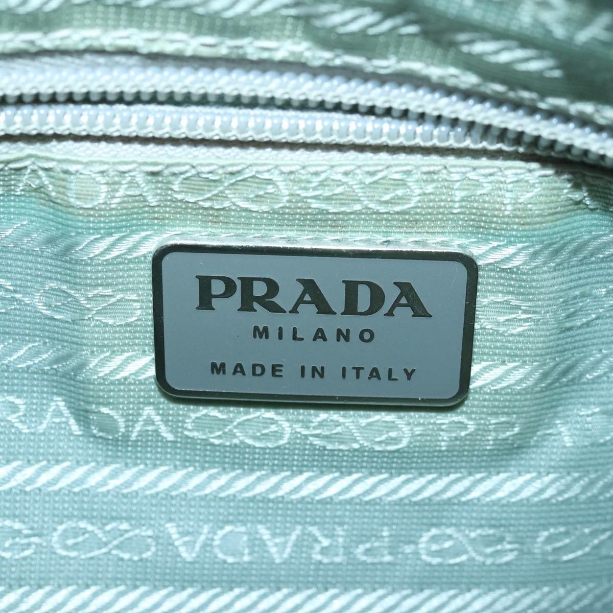 Prada Sports Blue Canvas Clutch Bag (Pre-Owned) Size ONE SIZE - 8 Thumbnail