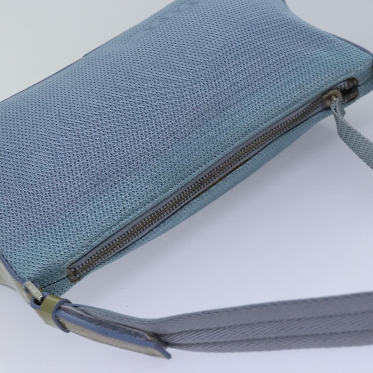 Prada Sports Blue Canvas Clutch Bag (Pre-Owned) Size ONE SIZE - 4 Thumbnail