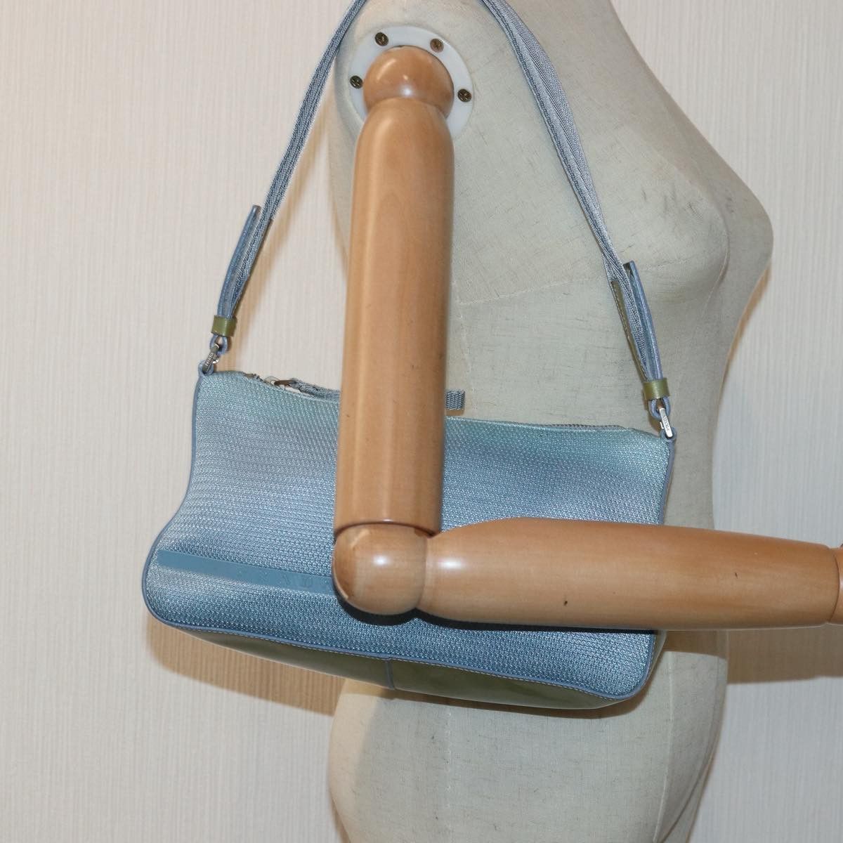 Prada Sports Blue Canvas Clutch Bag (Pre-Owned) Size ONE SIZE - 7 Thumbnail