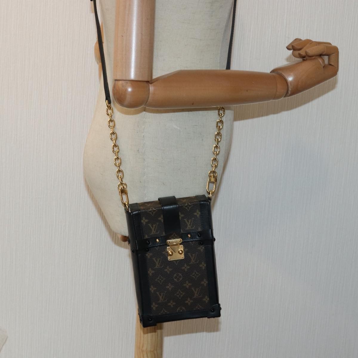 Louis Vuitton Trunk Brown Canvas Shoulder Bag (Pre-Owned) Size ONE SIZE - 7 Thumbnail