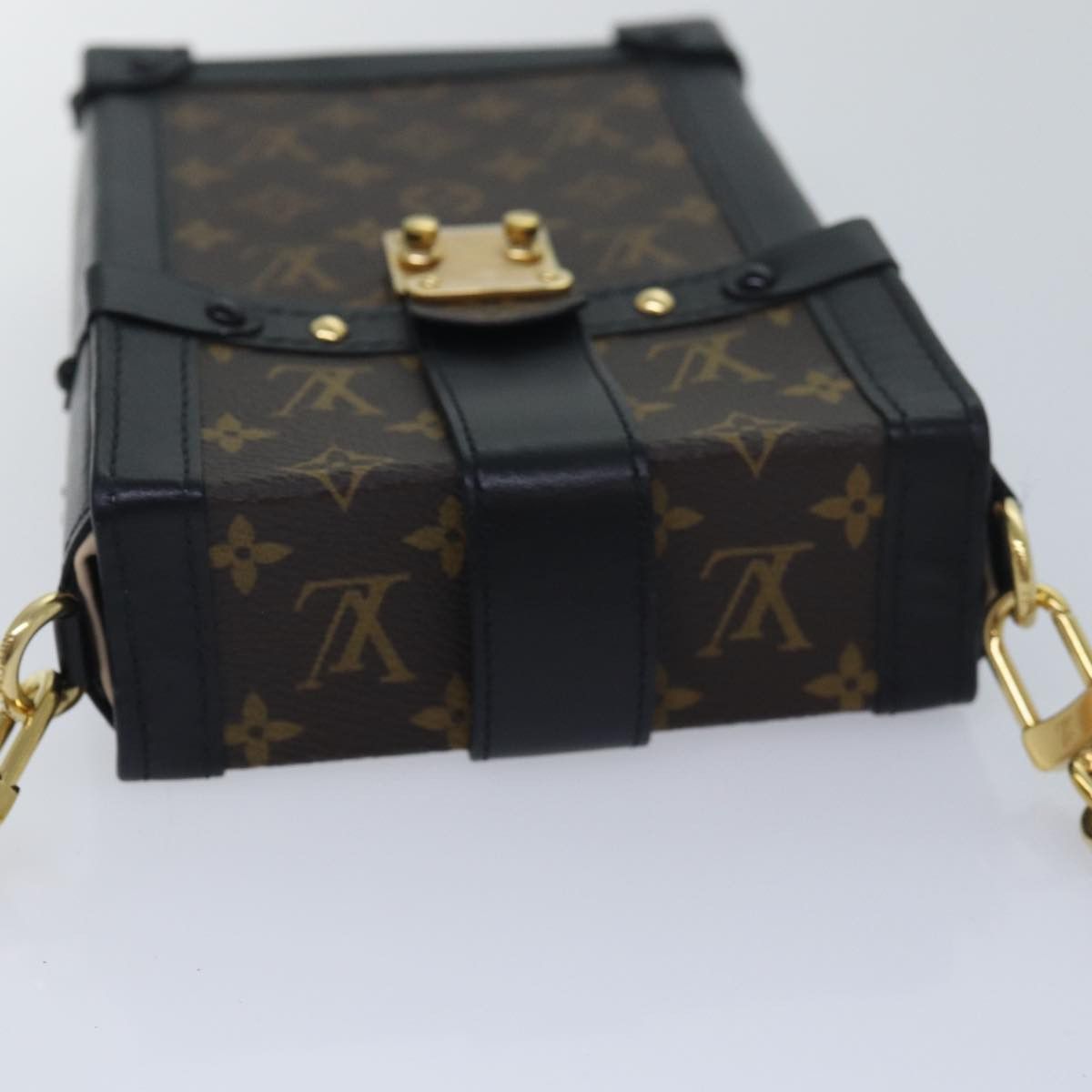 Louis Vuitton Trunk Brown Canvas Shoulder Bag (Pre-Owned) Size ONE SIZE - 4 Thumbnail