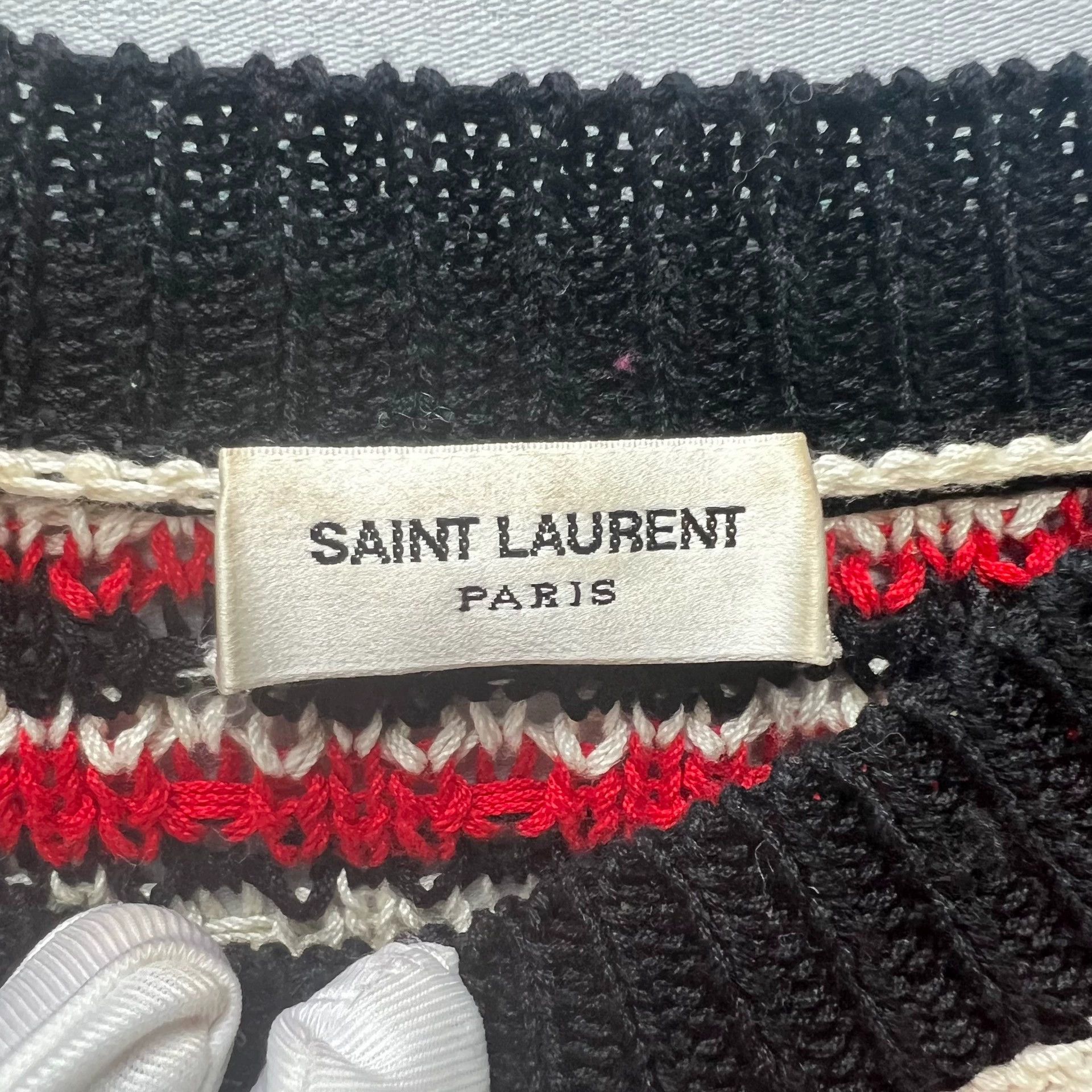 Saint Laurent Paris Saint Laurent Paris Knitted hoodie Size US XS / EU 42 / 0 - 3 Thumbnail