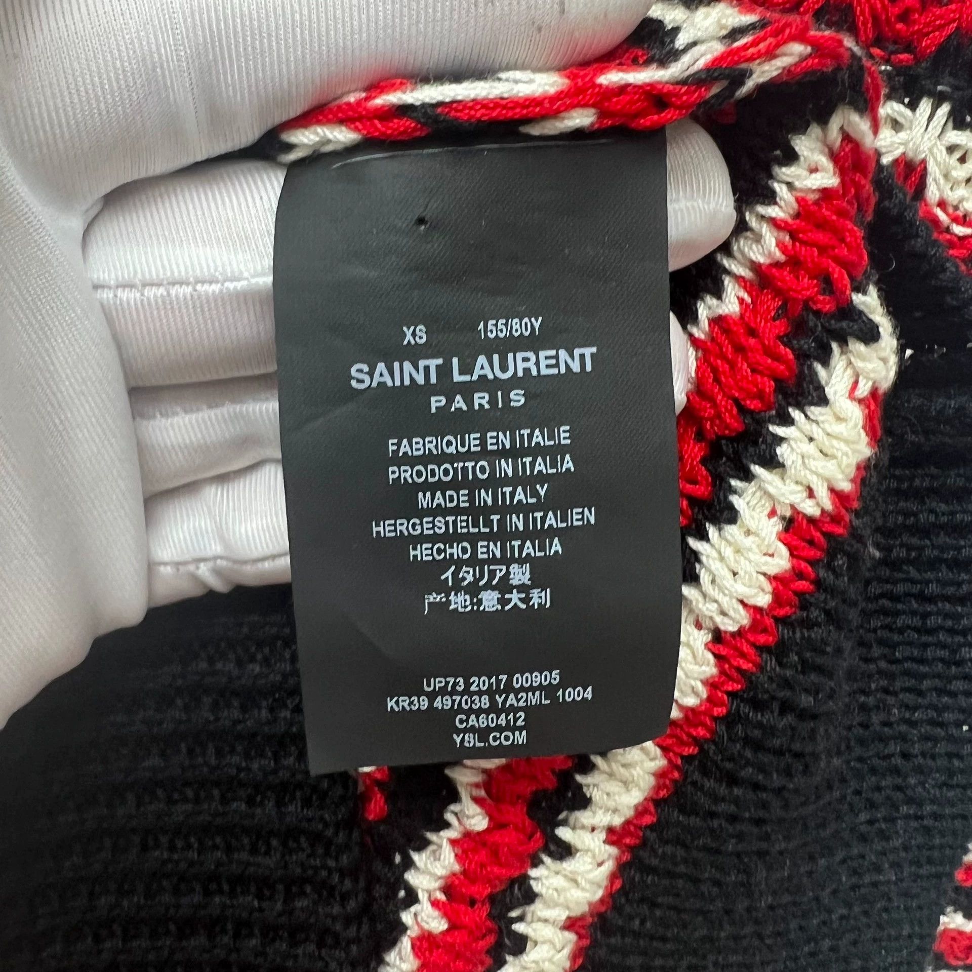 Saint Laurent Paris Saint Laurent Paris Knitted hoodie Size US XS / EU 42 / 0 - 4 Thumbnail