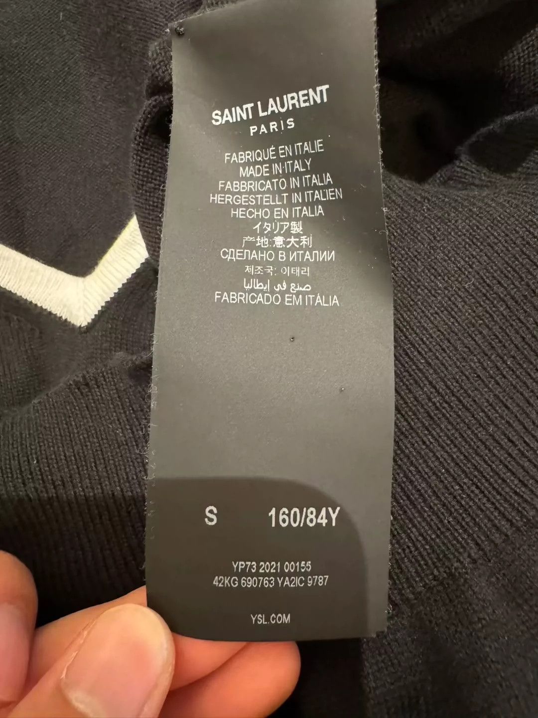 Saint Laurent Paris Saint Laurent Paris Knitted sleeveless polo shirt Size US S / EU 44-46 / 1 - 4 Thumbnail