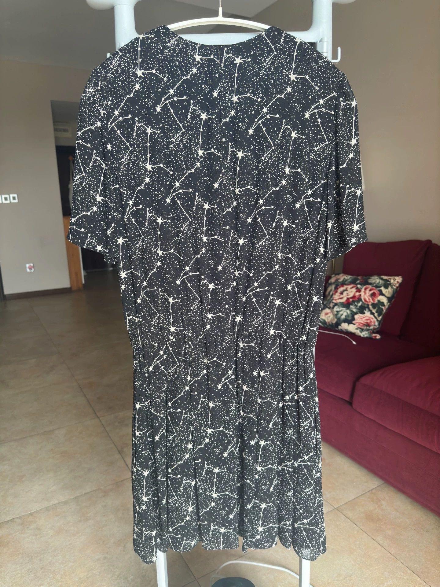 Saint Laurent Paris Saint Laurent Paris Constellation double-layer mulberry silk dress Size US 38 / EU 54 - 2 Thumbnail
