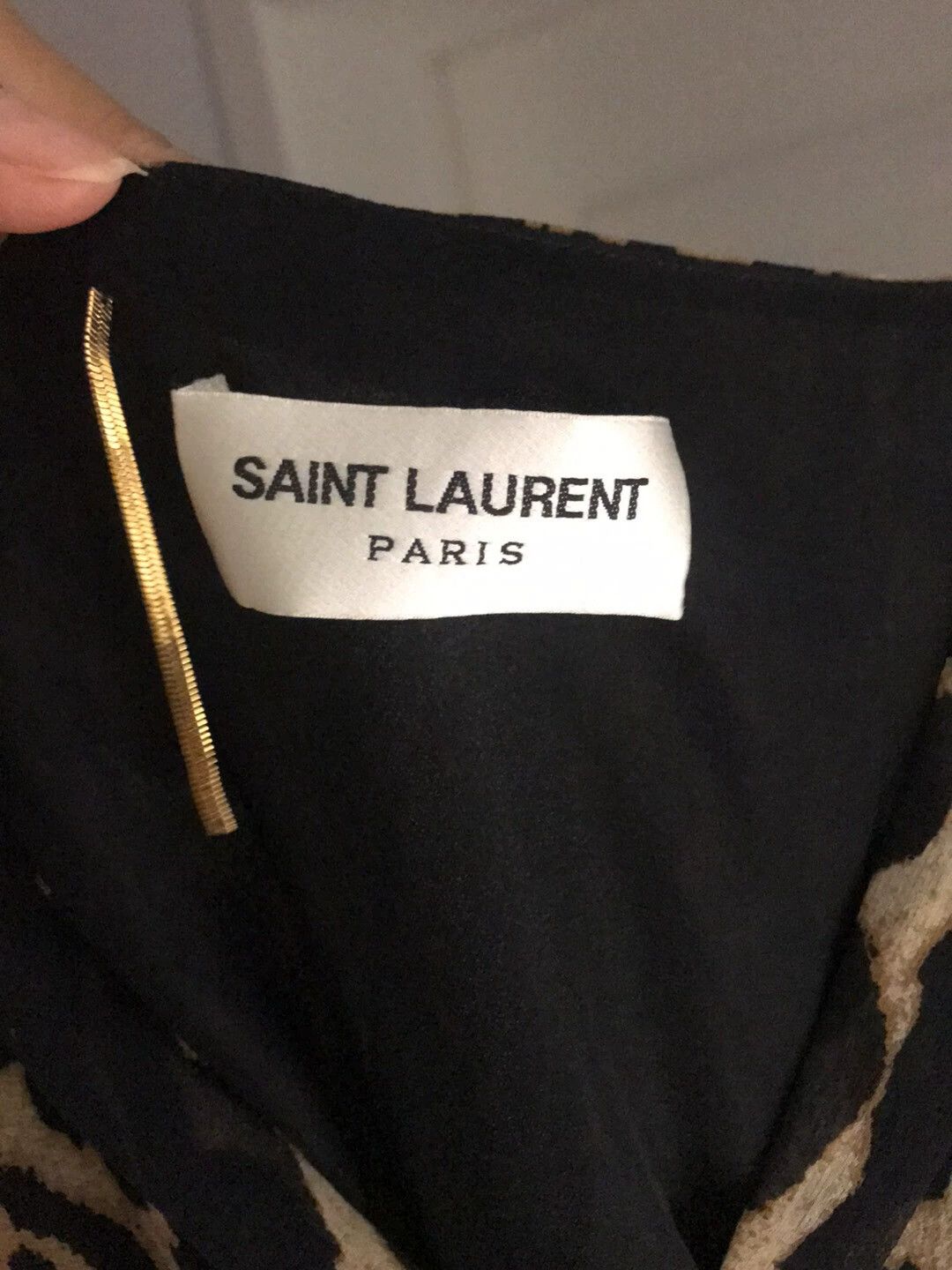 Saint Laurent Paris Saint Laurent Paris Leopard print dress Size US 36 / EU 52 - 5 Thumbnail