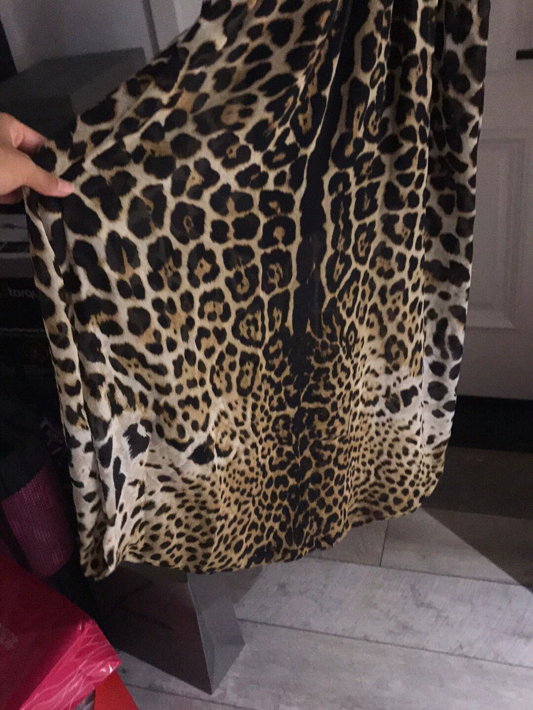 Saint Laurent Paris Saint Laurent Paris Leopard print dress Size US 36 / EU 52 - 3 Thumbnail