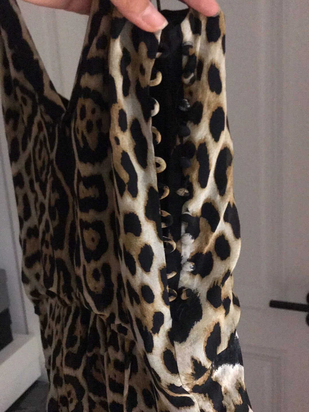 Saint Laurent Paris Saint Laurent Paris Leopard print dress Size US 36 / EU 52 - 4 Thumbnail
