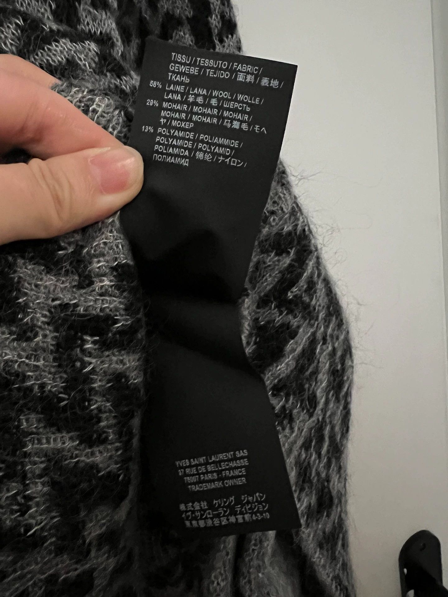Saint Laurent Paris Saint Laurent Paris Knitted sweater cardigan Size US M / EU 48-50 / 2 - 5 Thumbnail
