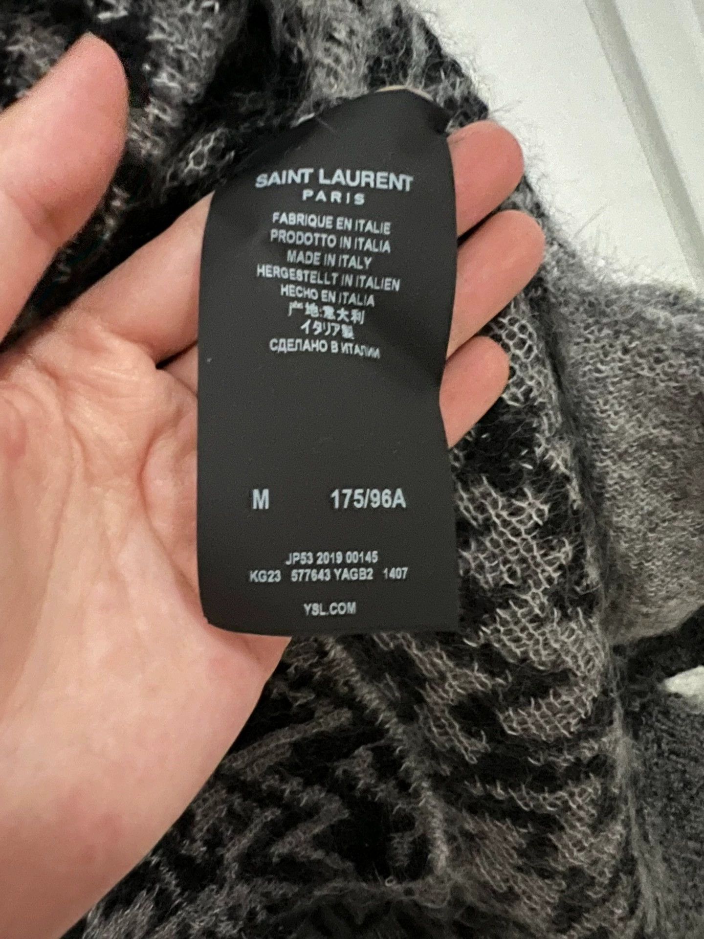 Saint Laurent Paris Saint Laurent Paris Knitted sweater cardigan Size US M / EU 48-50 / 2 - 3 Thumbnail