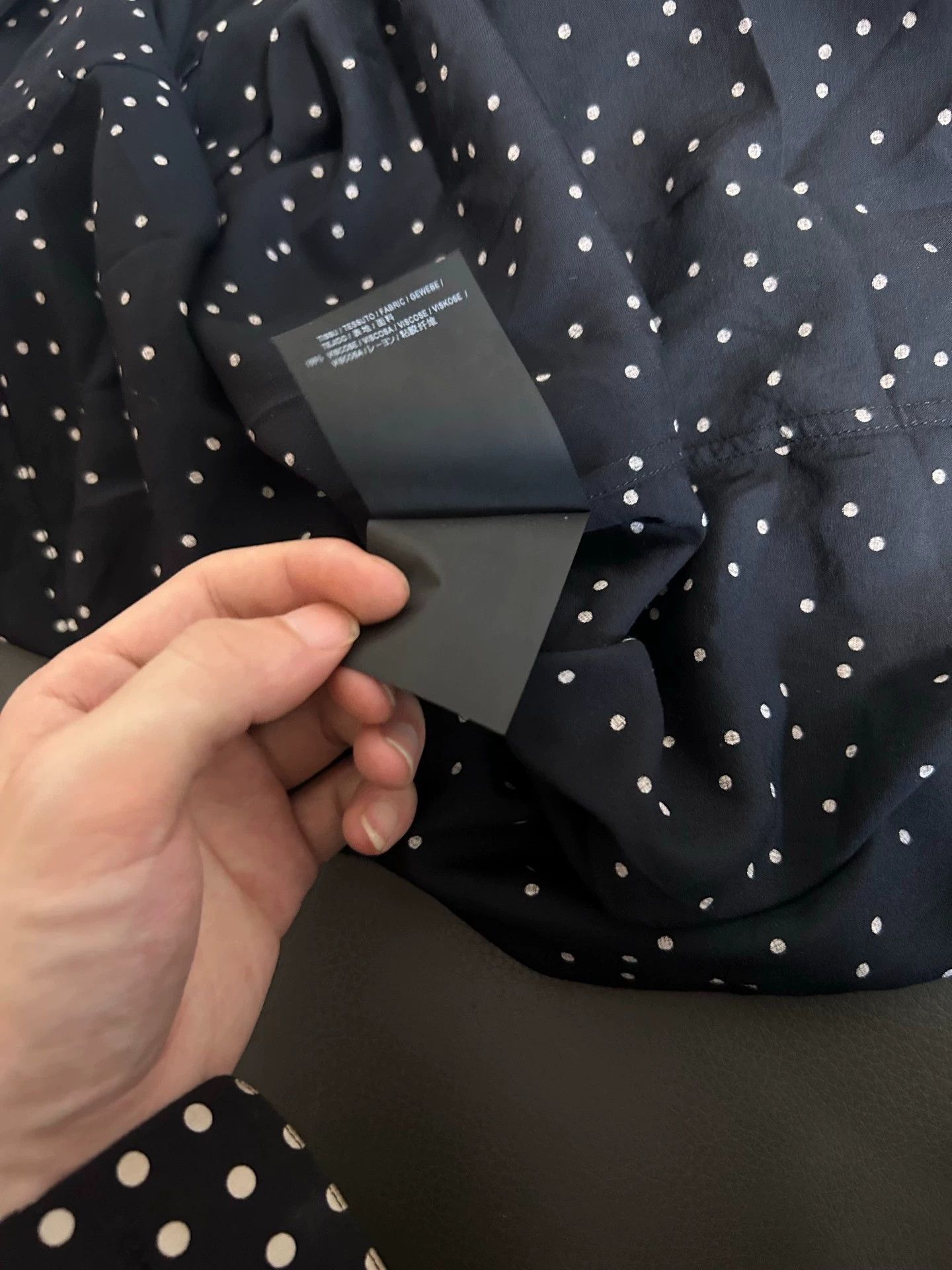 Saint Laurent Paris Saint Laurent Paris Starry Wave Dot Shirt Size US XS / EU 42 / 0 - 6 Thumbnail
