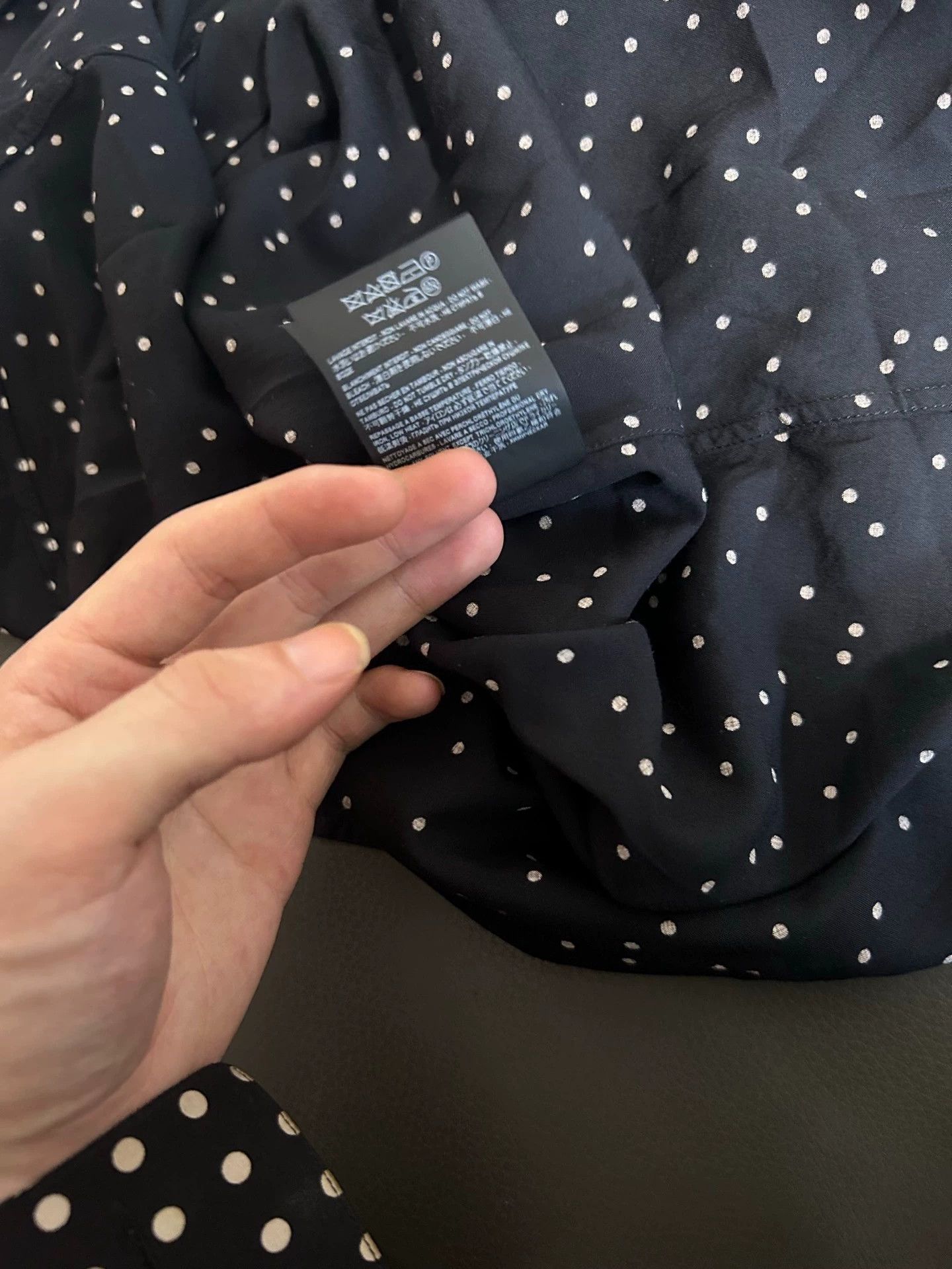 Saint Laurent Paris Saint Laurent Paris Starry Wave Dot Shirt Size US XS / EU 42 / 0 - 7 Thumbnail