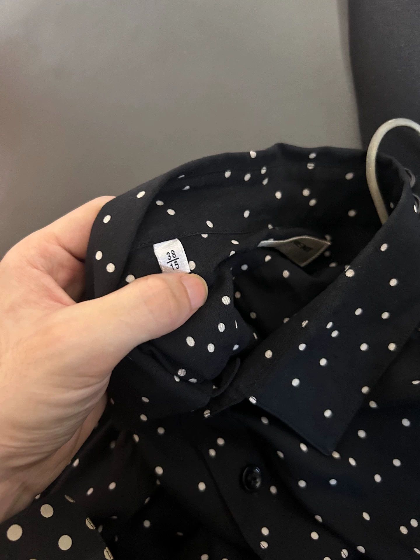 Saint Laurent Paris Saint Laurent Paris Starry Wave Dot Shirt Size US XS / EU 42 / 0 - 4 Thumbnail
